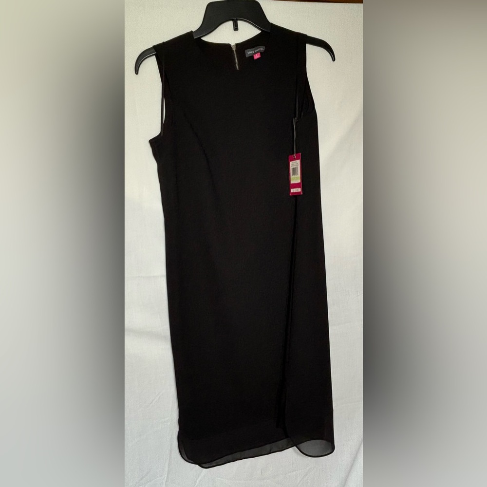 NWT Vince Camuto Sleeveless Black Dress - Size 4